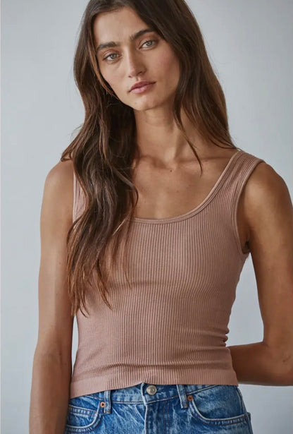 Live-In Ribbed Tank