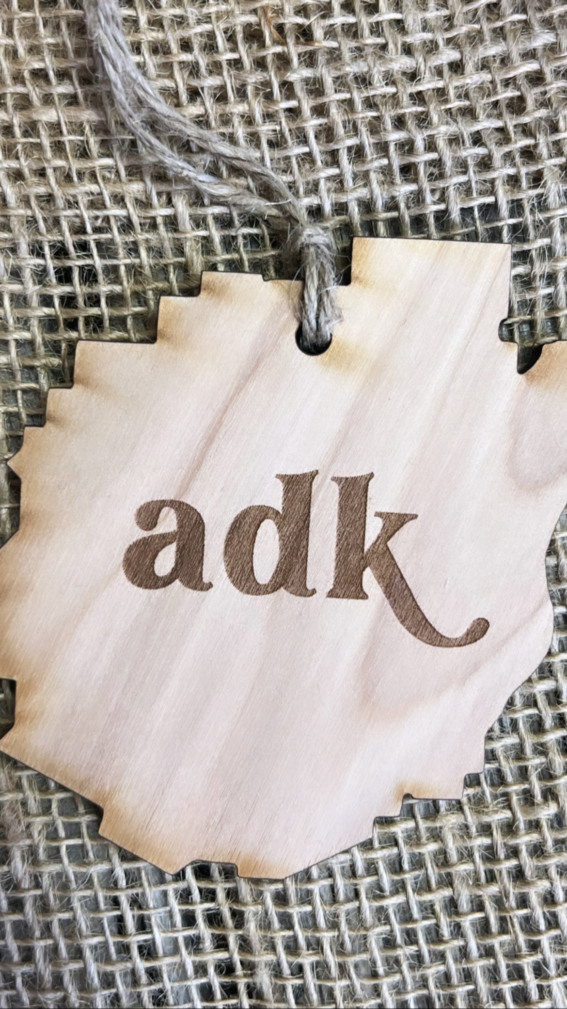 ADK Wooden Engraved Ornaments