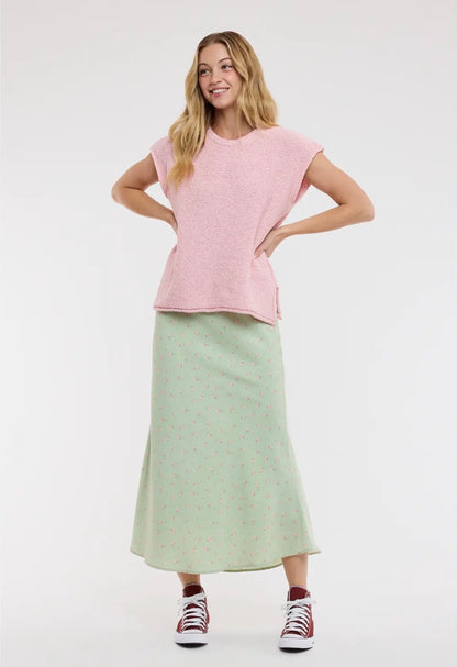 Rosy Days Knit Top