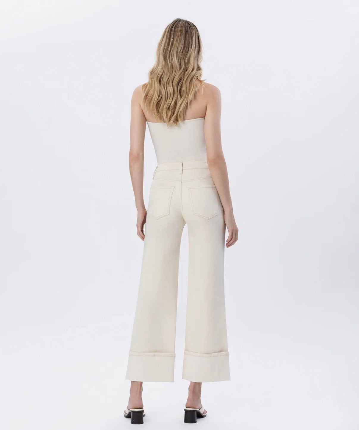 The Ivory Cuff Jeans