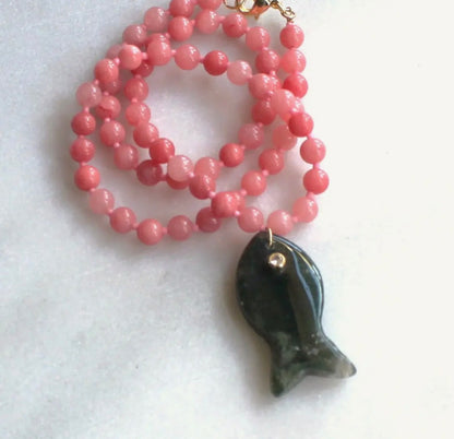 Hooked on You Beaded Necklace