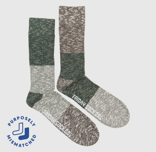 Mismatched Evergreen Camp Socks | Men’s