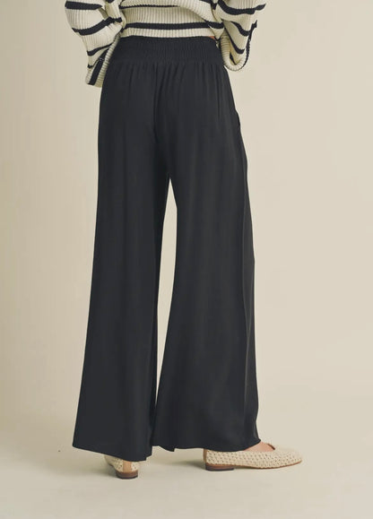 Linen Smocked Pant