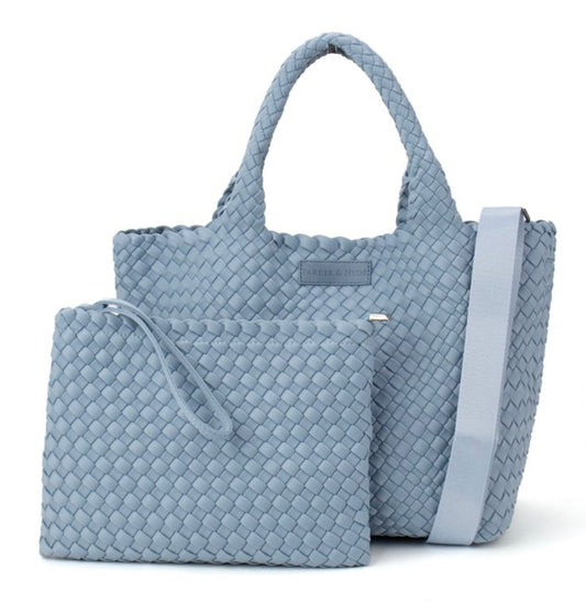 Sky Neoprene Weft Tote