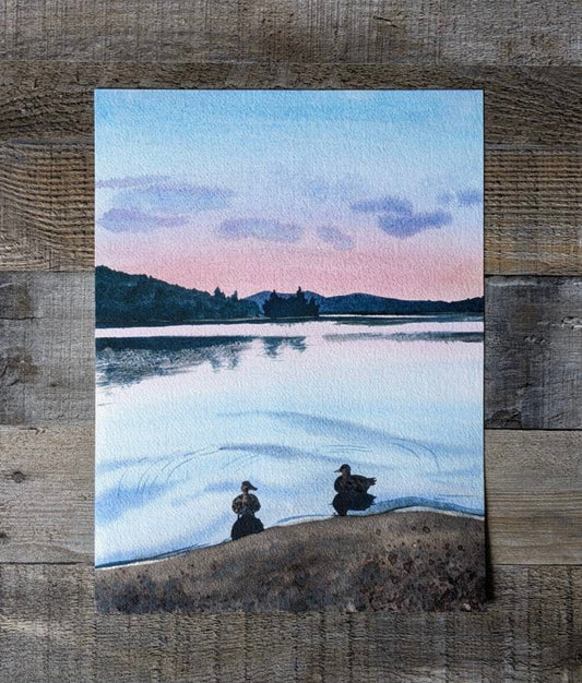 8th Lake | Adirondack Watercolor Print