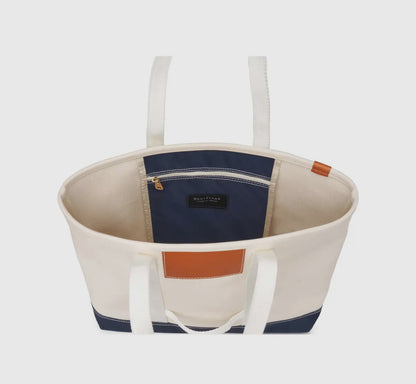 “ADK” Navy Canvas Tote
