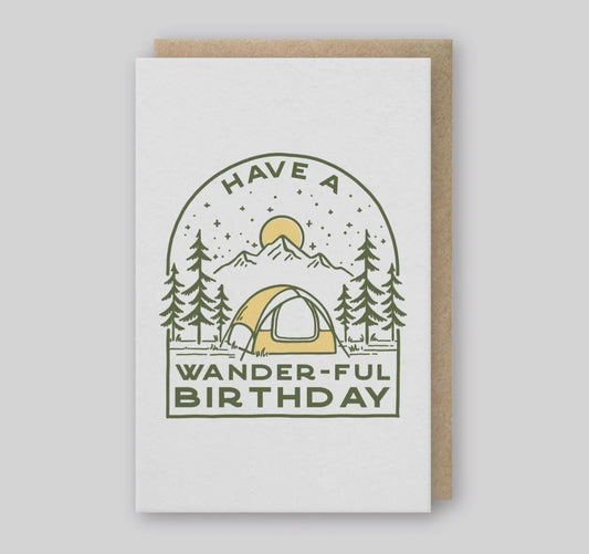 Wander-ful Birthday Card