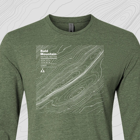 Topographic Bald Mountain Long Sleeve