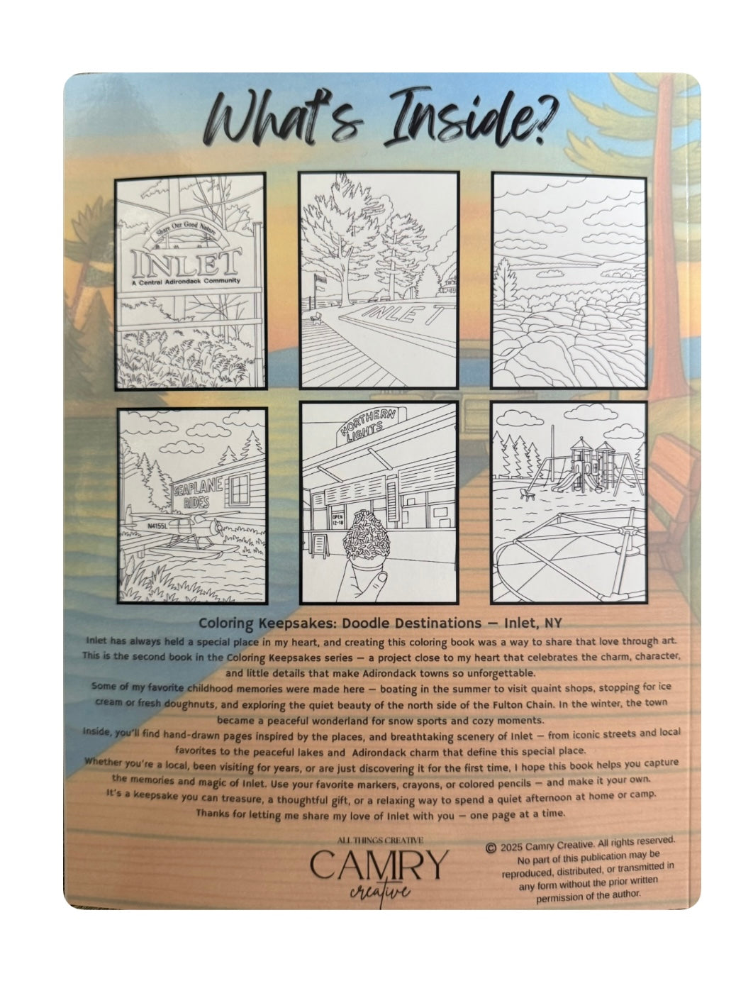 Coloring | Inlet, NY | A Local Coloring Book