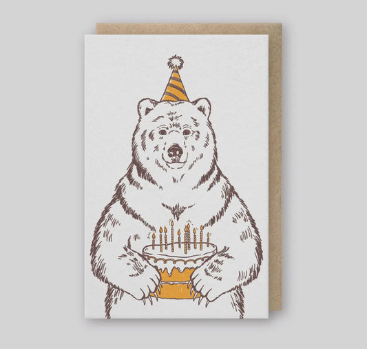 Bear Birthday Card