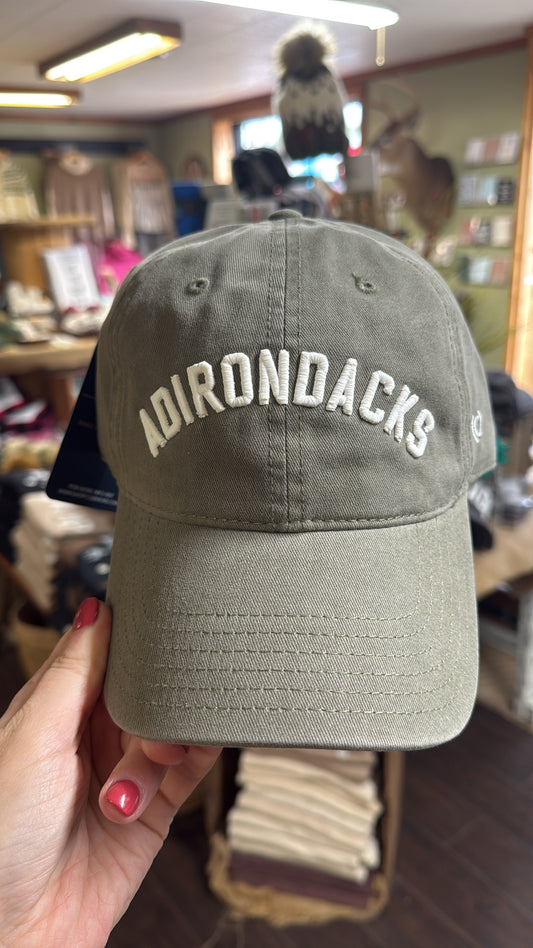 “Adirondacks” Olive Baseball Hat