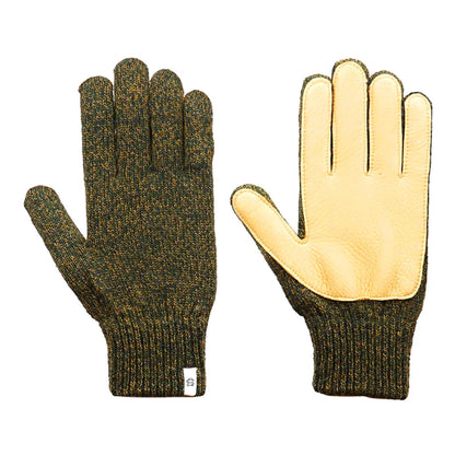 Men’s Ragg Wool and Natural Deerskin Gloves