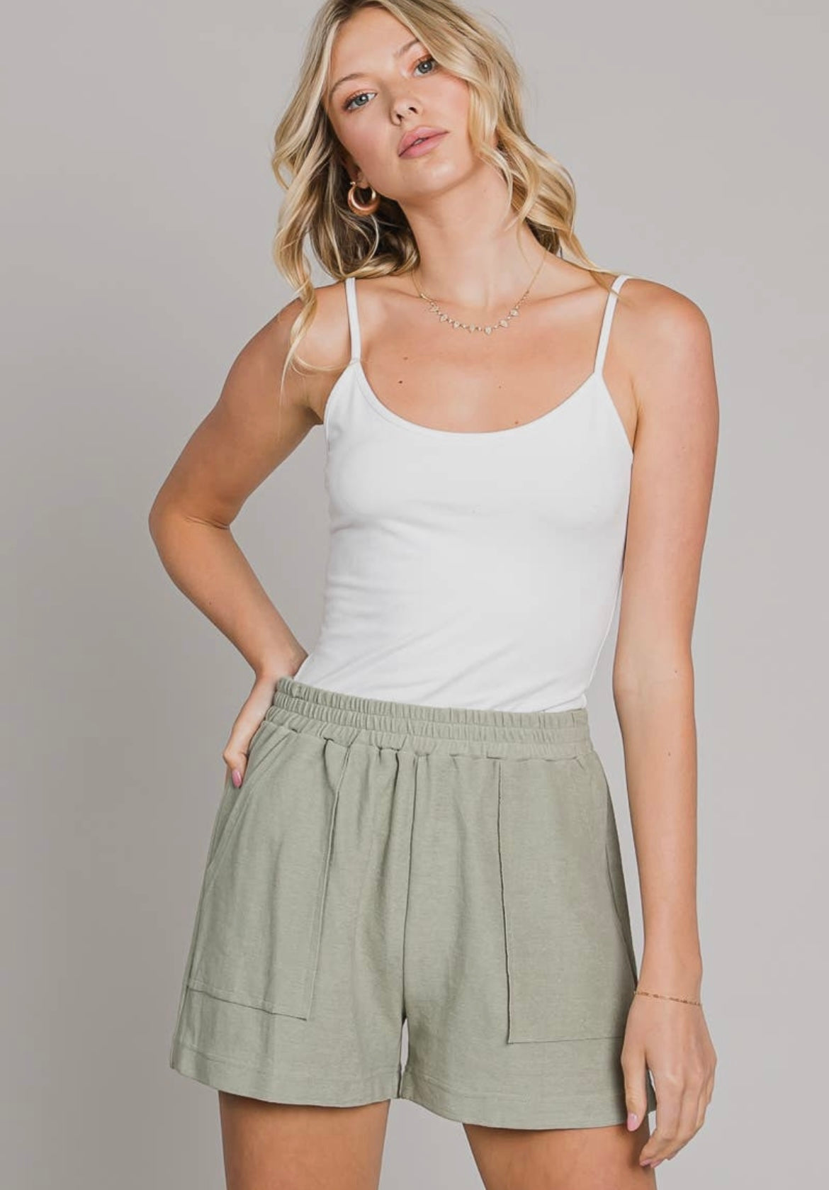 Terry Cloth Casual Shorts