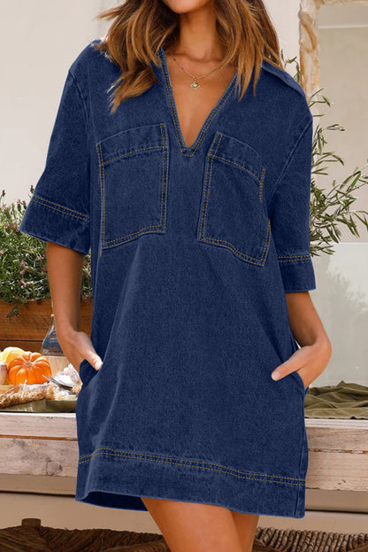 Sail Denim Dress *