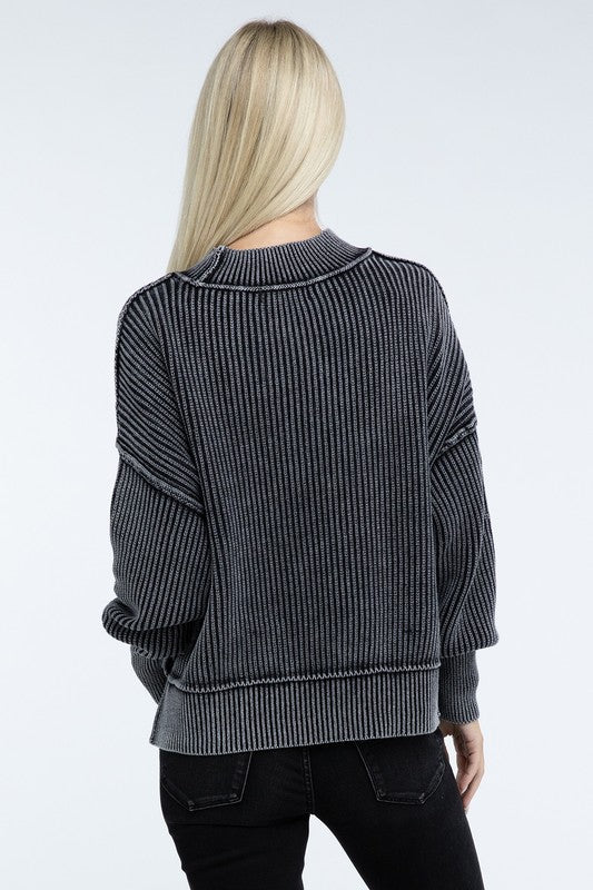 Sammy Washed Crop Sweater *