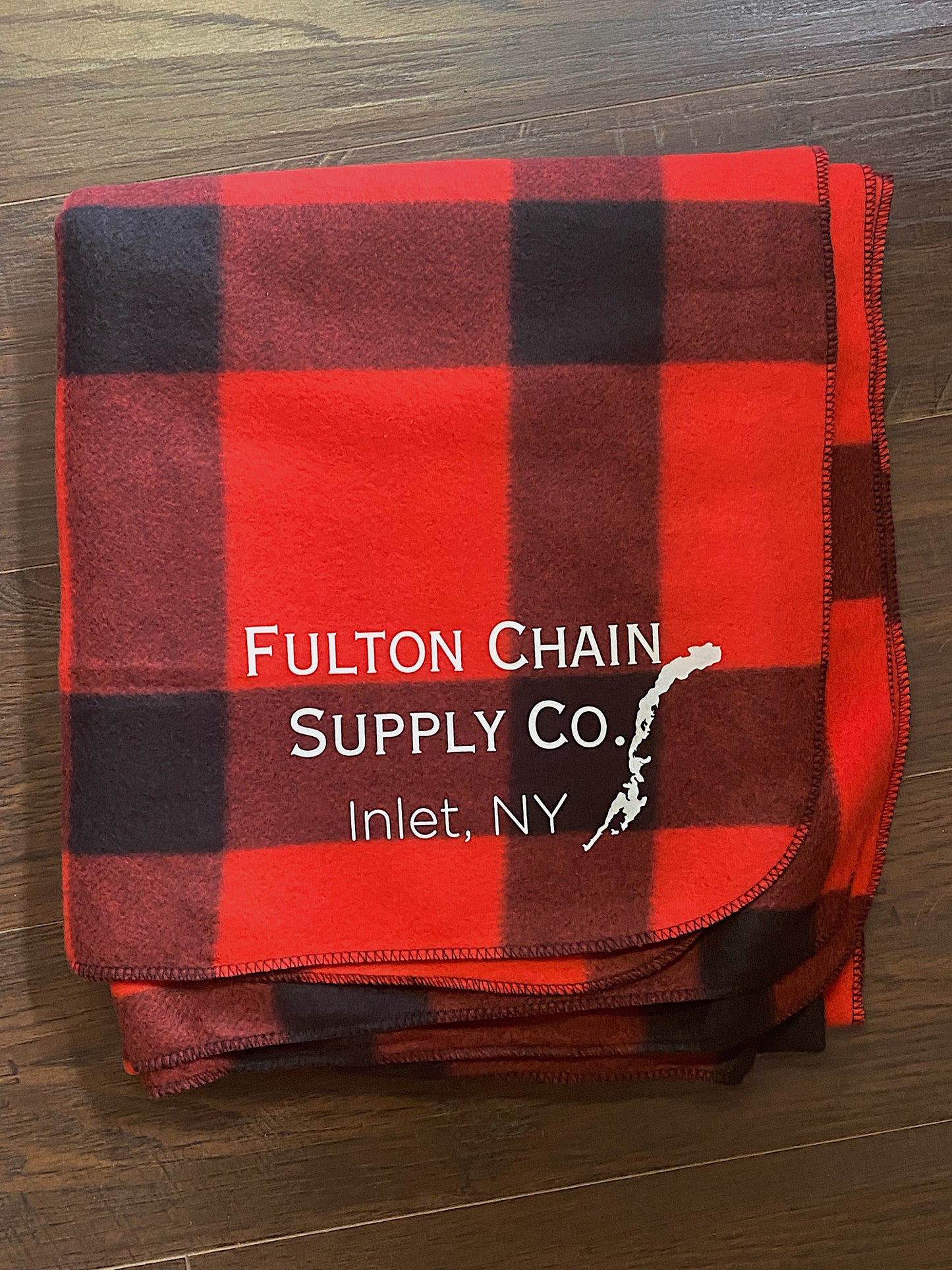 Fulton Chain Flannel Blanket