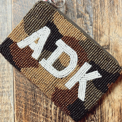 ADK beaded pouch