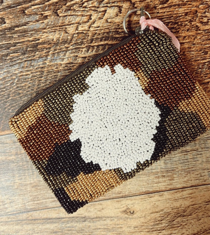 ADK beaded pouch